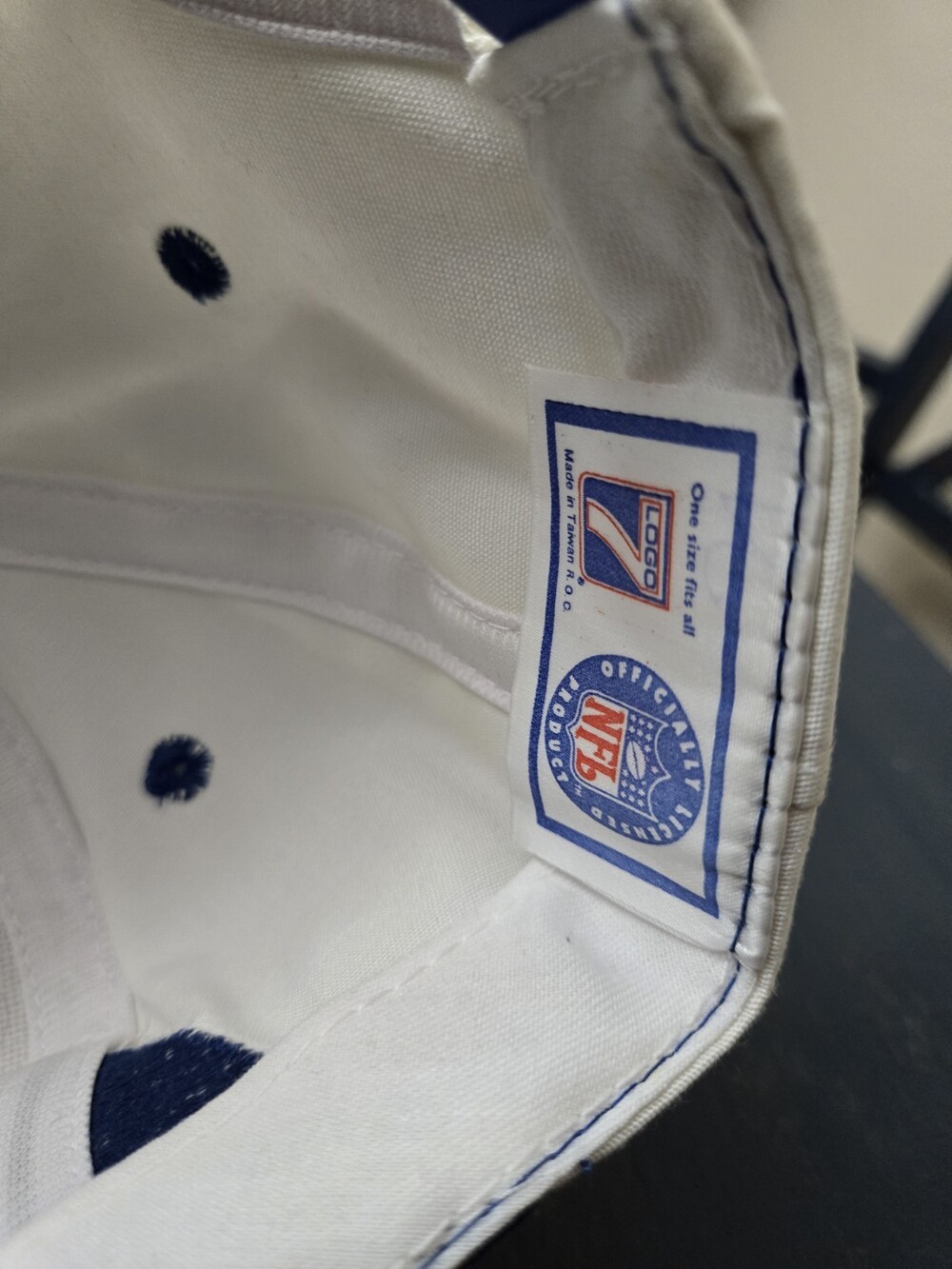 Vintage Dallas Cowboys Hat Cap Snap Back One Size NFL Football Sharktooth Logo 7 - Picture 5 of 5
